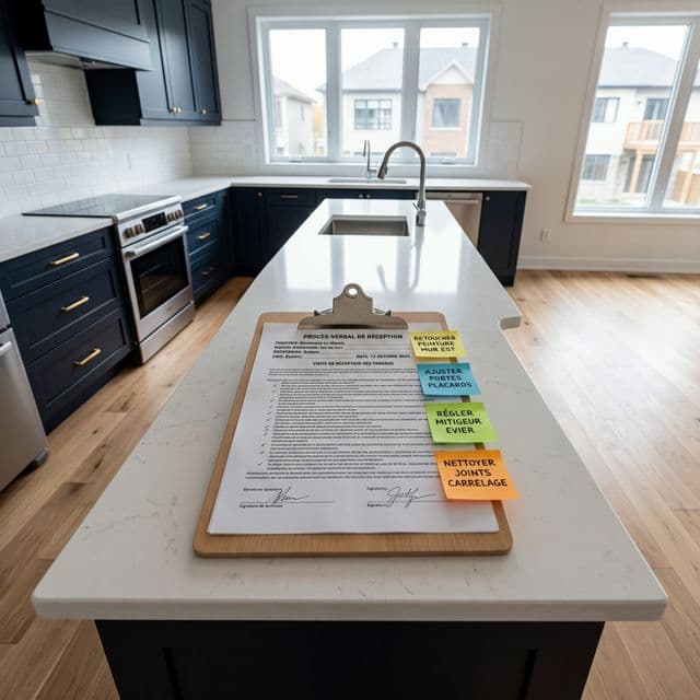 Réception des travaux avec réserves : mode d'emploi