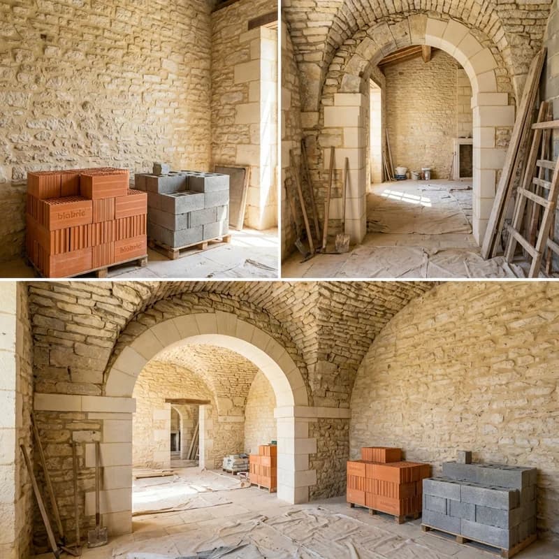 Maçonnerie traditionnelle en pierre — restauration et construction