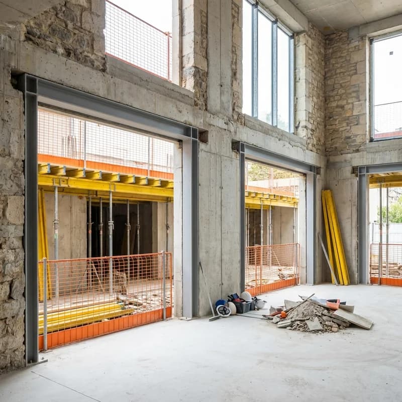 Ouverture de mur porteur — restructuration et renforcement IPN