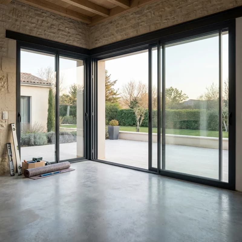 Baies vitrées et verrières d'intérieur — ouverture et luminosité