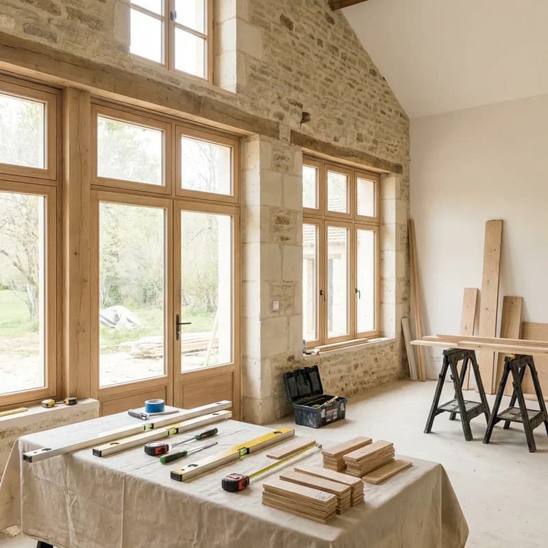Menuiserie & Ouvertures — services de travaux BENEBATTI en Yvelines et Hauts-de-Seine