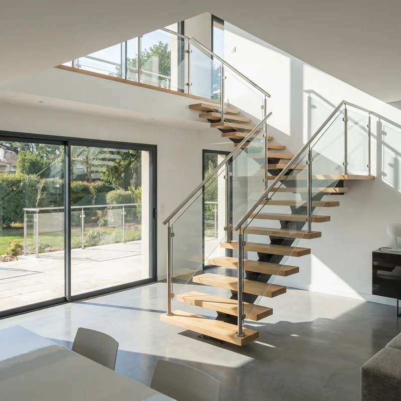Garde-corps en verre et rambarde — sécurité et design contemporain