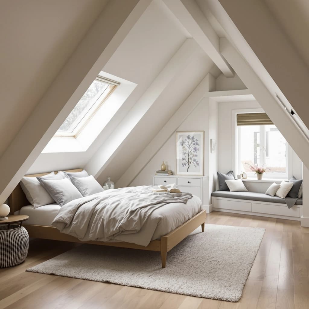 Combles aménagés et isolés sous rampants