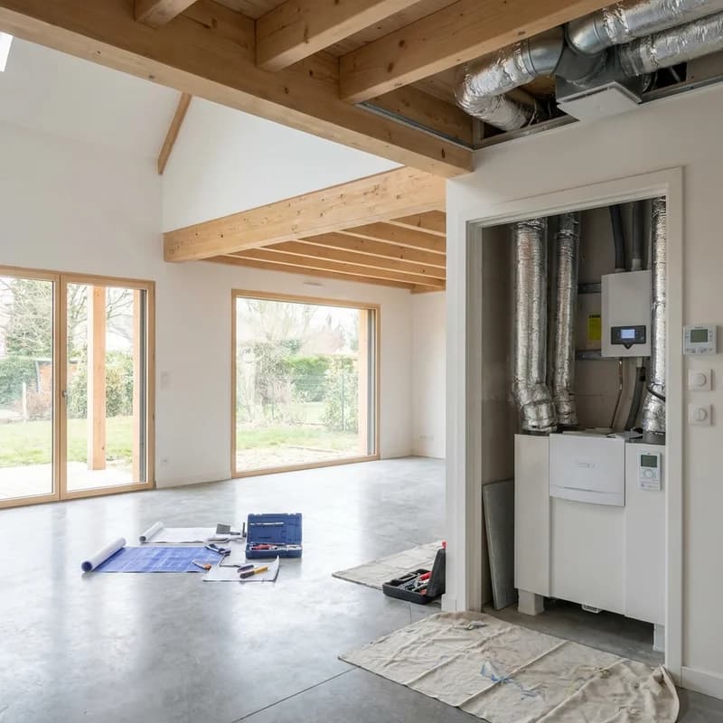 Installation VMC double flux — ventilation et qualité de l'air
