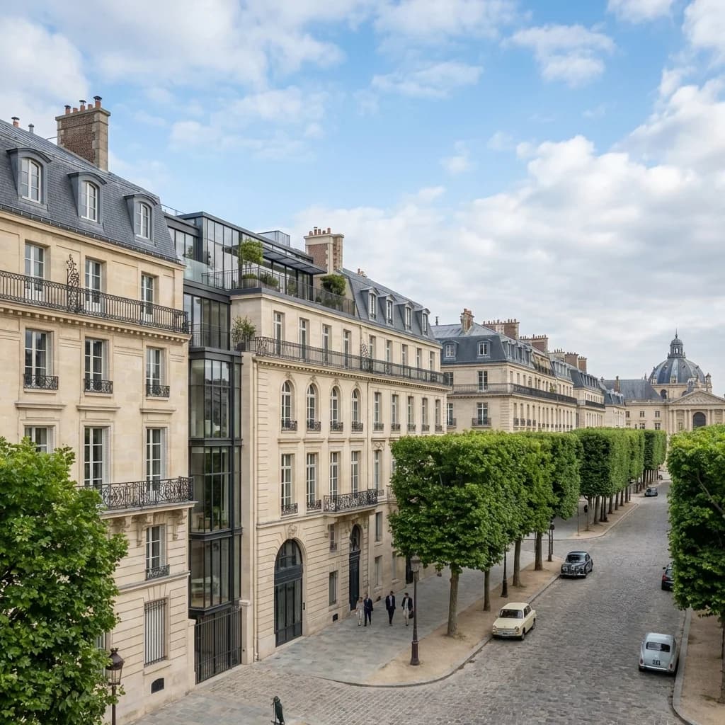 Extension contemporaine à Versailles