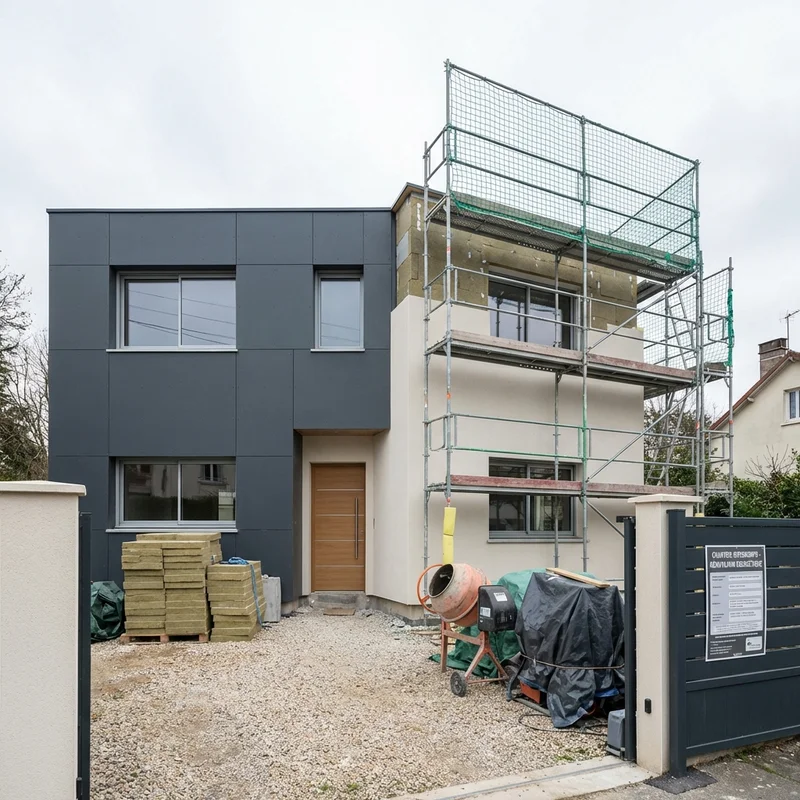 Isolation thermique par l'extérieur à Saint-Cloud