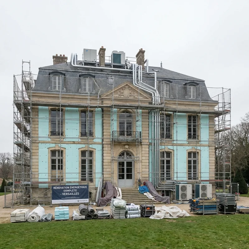 Rénovation énergétique globale à Versailles